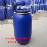 160升耐酸碱化工桶160公斤耐酸碱塑料蓝桶