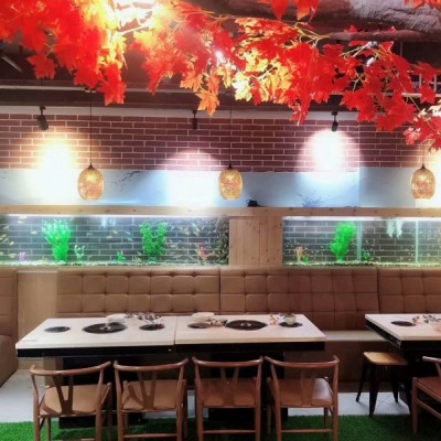 贵州清镇双层旋转火锅设备 L型回转火锅设备价格