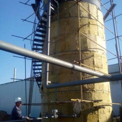 岩棉毡白铁皮管道罐体保温施工流程设备保温施工队