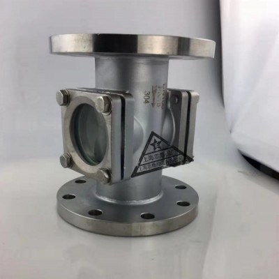 方形框式可视视镜，方头玻璃视镜，（带叶轮）方形法兰视镜