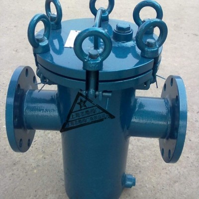 快开篮式过滤器，水处理设备过滤器，化工部法兰过滤器