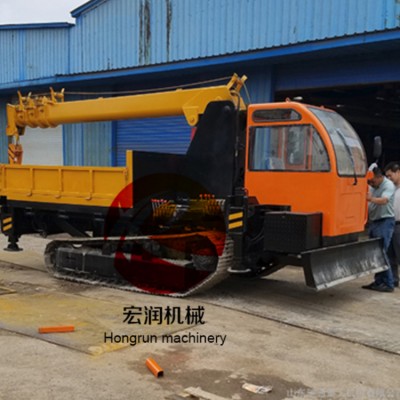 直销履带吊车 工程橡胶底盘履带随车随车吊 四驱液压履带随车吊