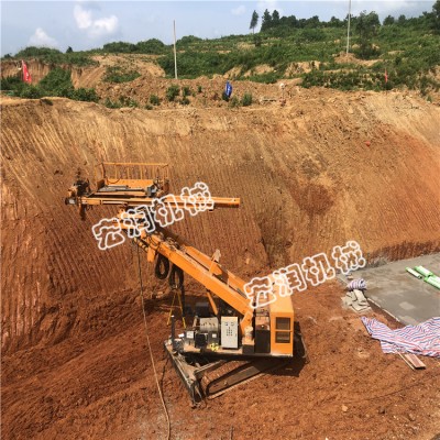 厂家可加工定制履带式深基坑锚固钻机  螺旋锚固钻机