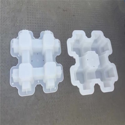 植草砖模具-井字八字五孔草坪砖模板-塑料模具制品厂