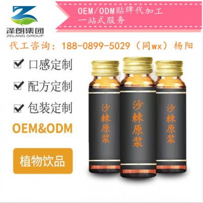 沙棘猴头菇口服饮品 人参沙棘复合饮品 OEMODM代加工