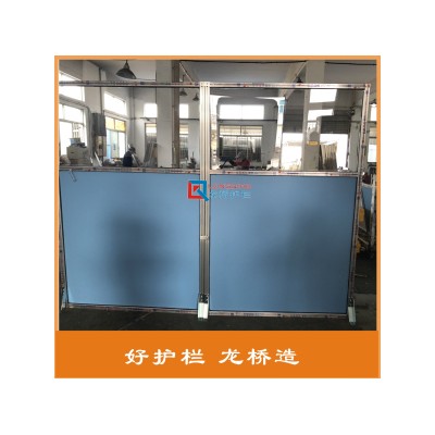 西安自动化设备防护栏 机械手电焊区挡弧光 工业铝材加亚克力板