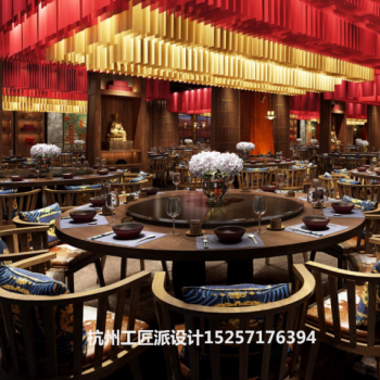 富阳火锅店设计_火锅餐饮装修_火锅店装修设计公司_工匠派设计