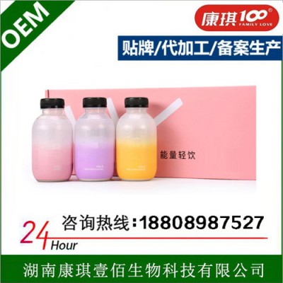瓶装膳食蛋白代餐奶昔OEM加工贴牌  黄精人参片委托生产