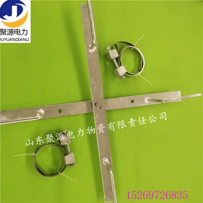 杆用余缆架ADSS/OPGW光缆钢带抱箍式余缆架