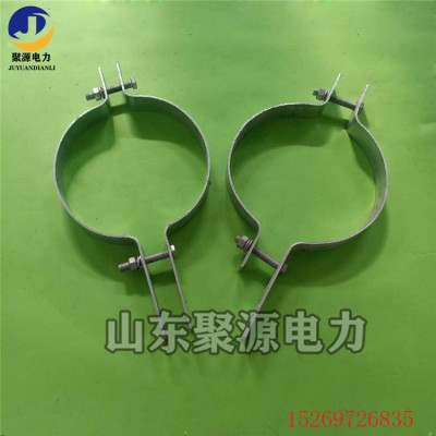 厂家杆用抱箍单双长尾抱箍多款供选