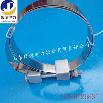 长春不锈钢带抱箍杆用紧固夹具
