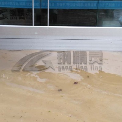 武汉防汛设施 移动防汛挡水板铝合金防洪挡水门 组合式挡水板