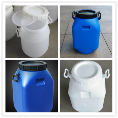 PE塑料桶-50L50KG 白色化工桶-圆桶生产批发