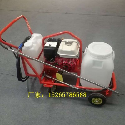 路面裂纹修补喷洒车 汽油手扶式撒布机 小型沥青洒布机
