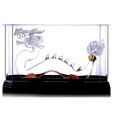 空心龙酒瓶创意大龙玻璃酒瓶龙腾盛世工艺酒瓶十二生肖龙
