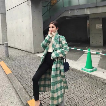 双面羊绒大衣 冬季女式外套 品牌女装工厂尾货拿货渠道