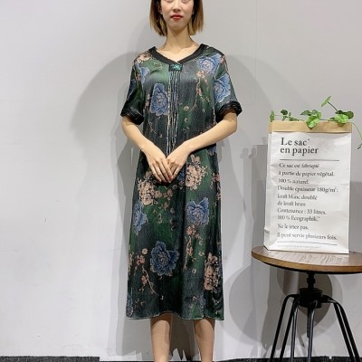 重磅手工工艺 大码女装 香云纱 一手货源走份批发