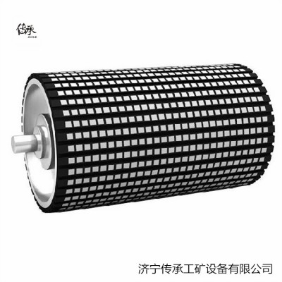 滚筒包胶菱形胶板 滚筒包胶陶瓷胶板 冷粘滚筒包胶
