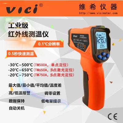 维希VICI 多点激光定位工业红外线测温枪