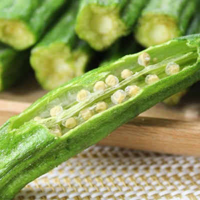 秋葵脆果蔬脆厂家原料散货供应生产加工代理加盟批发订制