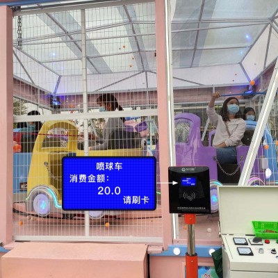 西安游乐场档口立柱式刷卡机，售票点会员办卡充值系统安装