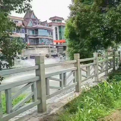 各种水泥仿木护栏 河道护栏钢筋仿木护栏生产厂家