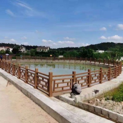 水泥仿木护栏，河堤防护，屋前防护的z佳选择