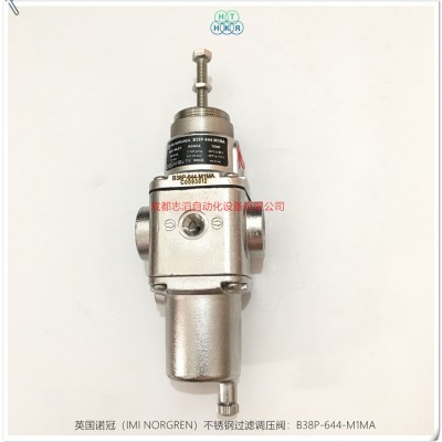 B38P-644-M1MA诺冠不锈钢过滤调压阀