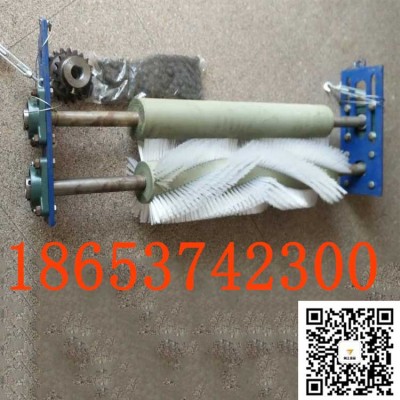 皮带机B-800无动力旋转式清扫器 毛刷被动式清扫器
