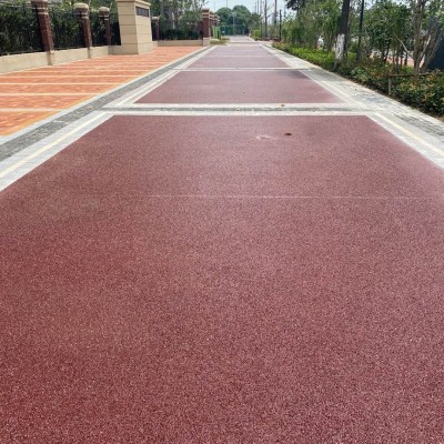 生态透水混凝土彩色路面铺装价格实惠