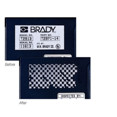 BRADY贝迪B-438 旗形防伪标签