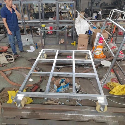 铁路手推平板车 手推工具车 轨道手推车