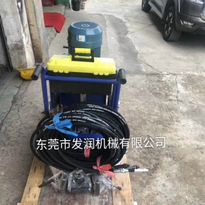 开采石材矿石新设备液压岩石柱塞式分裂棒工作视频
