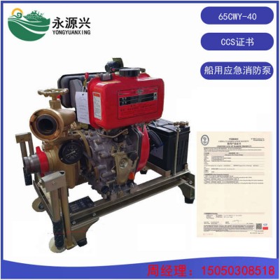 销售消防泵 65CWY-40船用柴油机应急消防泵价格
