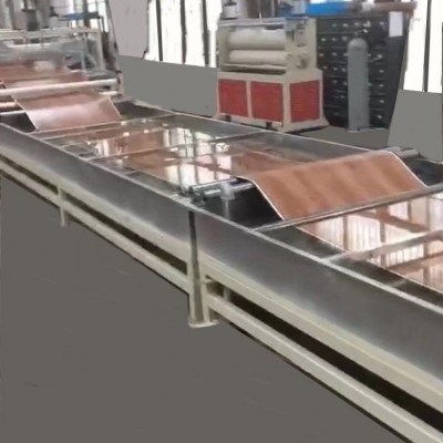 LVT地板挤出生产线设备制作方法