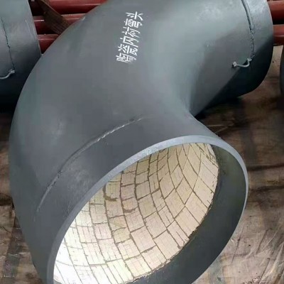 长沙洗煤厂用耐磨管道 陶瓷内衬耐磨弯管现场测量专业