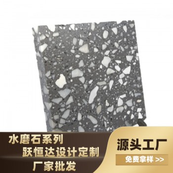 承接人造石前台 大理石接待台 水磨石服务台花色定制