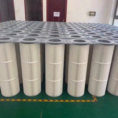 方盘法兰除尘滤芯 替代唐纳森ptfe覆膜聚酯粉尘滤筒