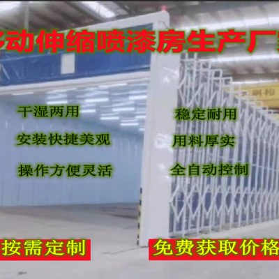 移动伸缩房家具厂喷漆房设计方案