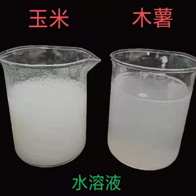 玉米型预糊化淀粉和木薯型预糊化淀粉的性能特点
