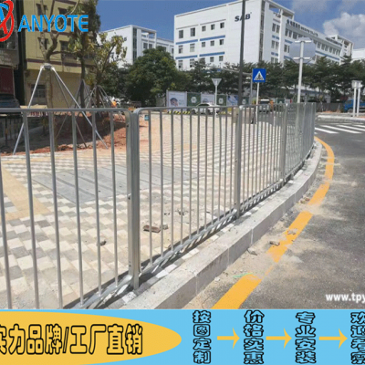 定制交通分隔栏 汕尾人行道港式护栏