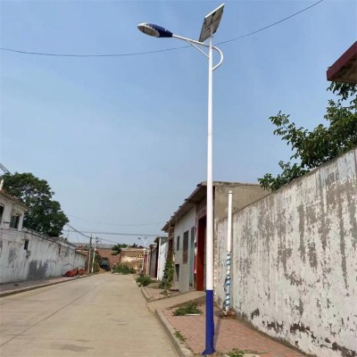 陕西西安6米40瓦LED农村太阳能路灯道路灯
