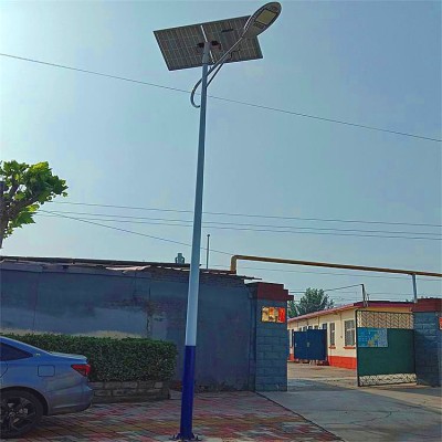 廊坊街道小区庭院LED光源单臂太阳能路灯