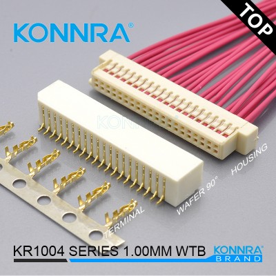 康瑞KR1004  16P双排超薄扫地机用端子仿JST连接器