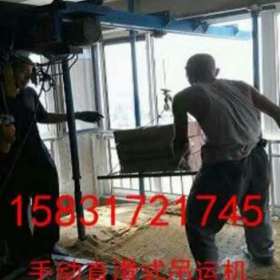 室内直滑式小型吊机220V电动提升机吊运机楼房装修大小窗口吊