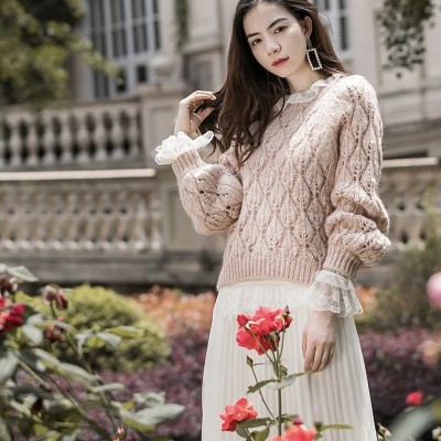 芭依璐22冬时尚森女系外套直播库存尾货壹手货源