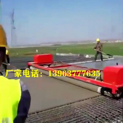 混凝土地面滚筒式摊铺机水泥地面振捣一体机辊筒式铺地机