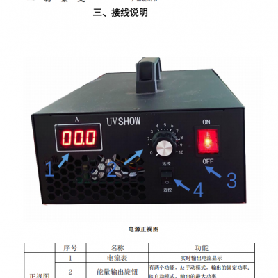 2000W恒流电源手动自动切换调光开关信号LED驱动电源控制