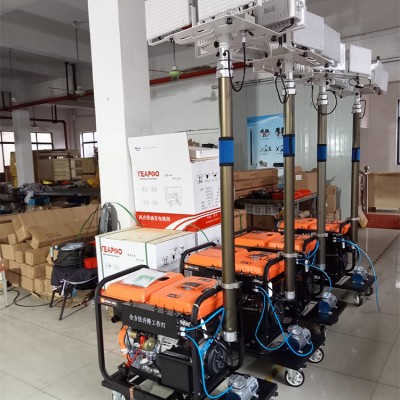 SFW6110移动照明车5KW柴油机升降工作灯抢险强光工作灯