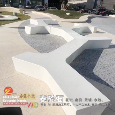 泰科砼户外景观树池坐凳可现浇筑